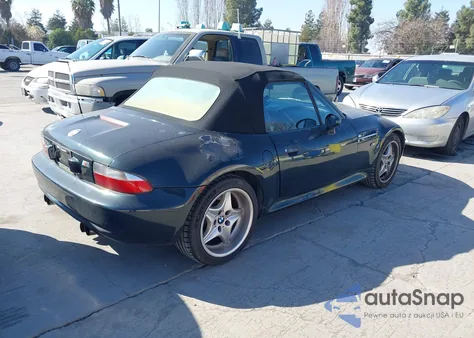 2000 BMW M z USA, uszkodzony, nr VIN WBSCK9344YLC92798